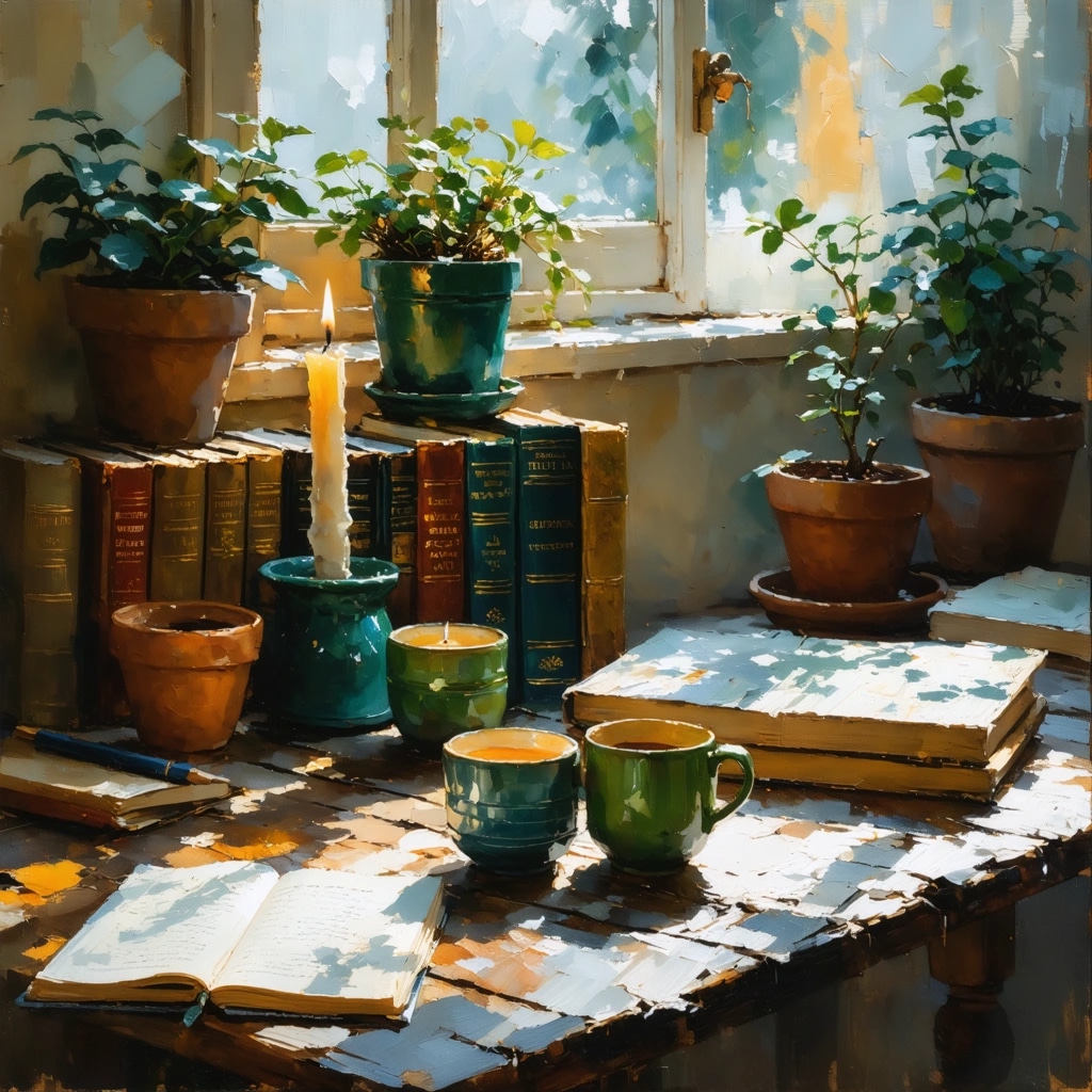 Oil Painting Coffee by shivanginirastogi